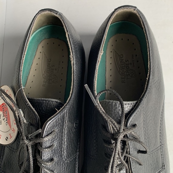 Red Wing Oxford Work Shoes‎ Men’s Size 9 Black Leather Slip Resistant SD Type 1 - Picture 5 of 11